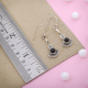 Black Onyx Silver Earring Online Gemstone Jewelery | Akrati Jewels Inc