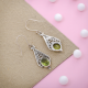 Sterling Silver Peridot Earring Jewelry From India Supplier | Akrati Jewels Inc