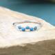 925 Sterling Silver Wave Minimalistic Delicate Band Ring Jewelry Wholesaler | Akrati Jewels Inc