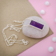 Amethyst Rectangluo Silver Necklace Jewelry | Akrati Jewels Inc