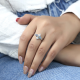 925 Sterling Silver Double Birthstone Minimal Ring Fine Jewelry Manufacturer | Akrati Jewels Inc