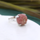 Elegant Rhodochrosite 925 Sterling Silver Ring Fine Jewelry For Girls US 8 | Akrati Jewels Inc