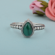 Chalcedony Gemstone Handmade Ring Jewelry | Akrati Jewels Inc