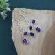 925 Sterling Silver Amethyst Fall Drop Dangle Earring Jewelry Manufacturer | Akrati Jewels Inc