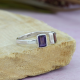 Natural Two Gemstone 925 Sterling Silver Open Shank Ring Fine Jewellery Supplier | Akrati Jewels Inc