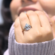 Sterling Silver Handmade Two Stone Filigree Ring Fine Jewelry Supplier | Akrati Jewels Inc