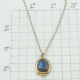 Labradorite Gemstone Gold Plated Silver Necklace | Akrati Jewels Inc