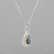 Labradorite Pendant in 925 sterling silver  | Akrati Jewels Inc