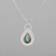 Labradorite Pendant in 925 sterling silver  | Akrati Jewels Inc