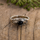 Artistic Black Onyx Sterling Silver Ring | Akrati Jewels Inc
