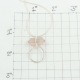 Sterling Silver Rose Quartz Love Pendant necklace | Akrati Jewels Inc