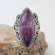 Amethyst Gemstone Sterling Silver Long Ring Wholesale Jewelry | Akrati Jewels Inc