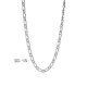 Pure 925 Sterling Silver Figaro Chain Fine Jewelry Manufacturer 3.1 MM | Akrati Jewels Inc