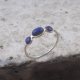 Minimalist Sterling Silver Lapis Lazuli Ring Gemstone Jewelery suppliers | Akrati Jewels Inc