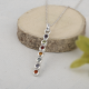Multi Gemstone 925 Sterling Silver Chakra Pendant Necklace Jewelry | Akrati Jewels Inc
