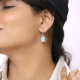 Natural Cushion Shape Gemstone 925 Sterling Silver Dangle Earring Manufacturer | Akrati Jewels Inc