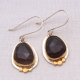 Smoky Quartz Gemstone Sterling Silver Earring | Akrati Jewels Inc