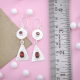 Red Garnet Gemstone Silver Earring Contemporary Collection Jewelery | Akrati Jewels Inc