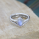 Oval 925 Sterling Silver Double Band 925 Sterling Silver Ring Handmade Jewelry Exporter | Akrati Jewels Inc