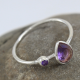 Minimalist 925 Sterling Silver Natural Amethyst Ring Handmade Jewelry Supplier | Akrati Jewels Inc