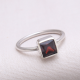 Precious Garnet Sterling Silver Ring | Akrati Jewels Inc