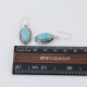 925 Sterling Silver Oval Shape Larimar Handmade Dangle Earring Fine Jewelry Wholesaler  | Akrati Jewels Inc