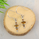 Faceted Natural Citrine Gemstone Solid 925 Silver Dangle Earrings for Women | Akrati Jewels Inc