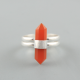 Artisan Handmade Sterling Silver Red Onyx Ring Jewelry | Akrati Jewels Inc