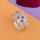Natural Amethyst Gemstone Sterling Silver Spinner Ring Wholesale | Akrati Jewels Inc