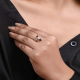 925 sterling silver raw pencil green tourmaline dainty minimalist ring  | Akrati Jewels Inc