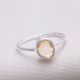 Citrine Gemstone 925 Sterling Silver Ring | Akrati Jewels Inc