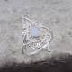 Artistic Moonstone Silver Ring Wholesale Jewelry Suppliers | Akrati Jewels Inc
