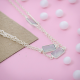 Aqua Chalcedony Sterling Silver Necklace | Akrati Jewels Inc