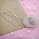 Rhodochrosite Gemstone Sterling Silver Pendant Necklace Jewelery | Akrati Jewels Inc