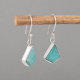 Amazonite gemstone earring in sterling silver wholesale jewelry | Akrati Jewels Inc