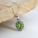 925 Sterling Silver Flower Design Necklace Handmade Jewelry Exporter | Akrati Jewels Inc