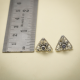 Iolite Gemstone Silver Earring Stud Online Gemstone Jewelery | Akrati Jewels Inc