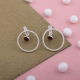 Red Garnet Sterling Silver Earring Wholesale Silver Manufacturer | Akrati Jewels Inc