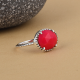Ruby Silver Ring Gemstone Jewelery Manufacturer | Akrati Jewels Inc