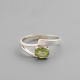 Classic Peridot Silver Ring Gemstone Jewelery Wholesaler | Akrati Jewels Inc