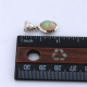 Minimalist Ethiopian Opal Oval Shaped Silver Pendant  | Akrati Jewels Inc