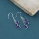 925 Sterling Silver Amethyst Fall Drop Dangle Earring Jewelry Manufacturer | Akrati Jewels Inc