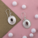 Red Garnet Gemstone Sterling Silver Matte Finish Earring | Akrati Jewels Inc