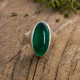 Eternity Green Onyx Silver Ring Jewelry | Akrati Jewels Inc