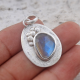 Sterling Silver Labradorite Gemstone Pendant Jewelry | Akrati Jewels Inc