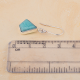 Amazonite gemstone earring in sterling silver wholesale jewelry | Akrati Jewels Inc