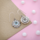 Blue Topaz Gemstone Silver Earring Wholesale Supplier Jewelery | Akrati Jewels Inc