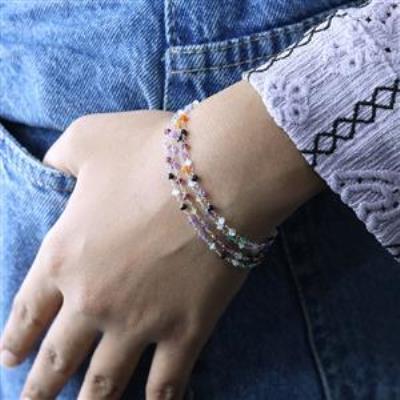 925 Sterling Silver Multi Gemstone Beads Bracelet Fine Jewelry Wholesaler  | Akrati Jewels Inc
