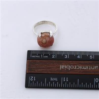 Elegant Rhodochrosite 925 Sterling Silver Ring Fine Jewelry For Girls US 8 | Akrati Jewels Inc