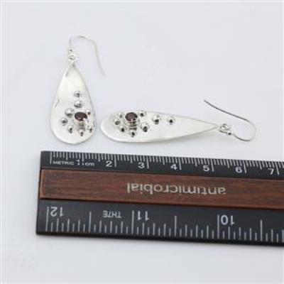 Elegant Handmade 925 Silver  Pebble Dangle Earrings Fine Jewelry Distributor | Akrati Jewels Inc